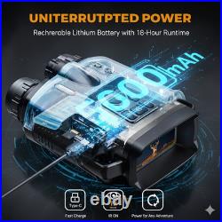 Night Vision Goggles Infrared Digital Binoculars For lotal Darkness Sunreillance
