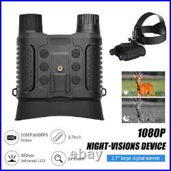 Night Vision Goggles Military Head Mount Binoculars Infrared Tactical Hunting US