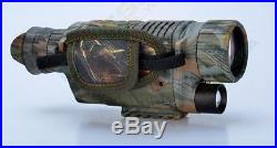 Night Vision Goggles Monocular IR Rifle Scope 4G DVR Video+Battery&Charger Q6