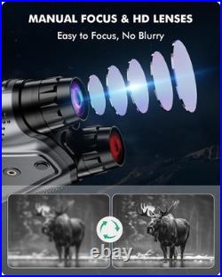 Night Vision Goggles, Night Vision Binoculars 4K, 4.0 HD Screen Binoculars