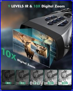 Night Vision Goggles, Night Vision Binoculars 4K, 4.0 HD Screen Binoculars