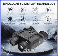 Night Vision Goggles, Qpingan 4K HD Infrared Tactical Night Vision Binoculars for