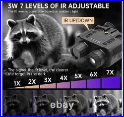 Night Vision Goggles, Qpingan 4K HD Infrared Tactical Night Vision Binoculars for