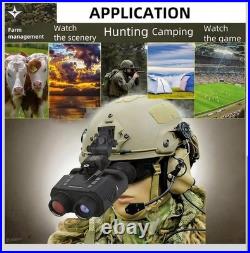 Night Vision Goggles, Qpingan 4K HD Infrared Tactical Night Vision Binoculars for