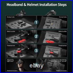 Night Vision Goggles Rechargeable Head Mounted Digital IR FHD Hunting Binoculars Night Vision Goggles Rechargeable Head Mounted Digital IR FHD Hunting Binoculars