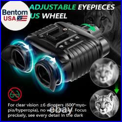 Night Vision Goggles, Upgraded Head-Mounted Night Vision Binoculars with Infrare