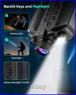 Night Vision Goggles for Adults, 3.99 HD Screen, 10000mAh Rechargeable Night