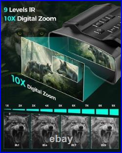 Night Vision Goggles for Adults, 3.99 HD Screen, 10000mAh Rechargeable Night