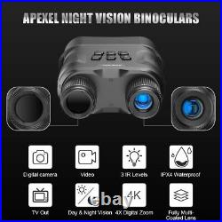Night Vision Hunting Binoculars With Video Recording HD Infrared Night Vision