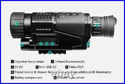 Night Vision Hunting Thermal Image Monocular Telescope Digital 8X 200M Infrared