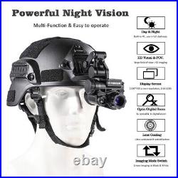 Night Vision IR Helmet Head Mount Monocular WIFI Infrared Goggles IP66 Telescope Night Vision IR Helmet Head Mount Monocular WIFI Infrared Goggles IP66 Telescope