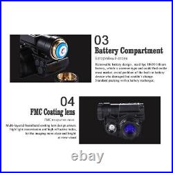 Night Vision IR Helmet Head Mount Monocular WIFI Infrared Goggles IP66 Telescope Night Vision IR Helmet Head Mount Monocular WIFI Infrared Goggles IP66 Telescope