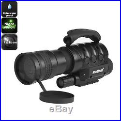 Night Vision Monocular 7x Zoom, 1000m Detection Range, Weatherproof with carry bag