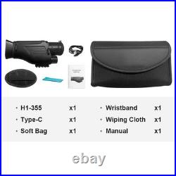 Night Vision Monocular 850NM With Video Recording Hunting Scope AU