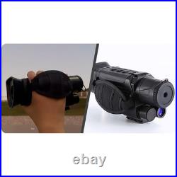 Night Vision Monocular 850NM With Video Recording Hunting Scope AU