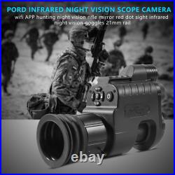 Night Vision Monocular 850nm Laser IR Optics Rifle Scope Hunting Camera Recorder Night Vision Monocular 850nm Laser IR Optics Rifle Scope Hunting Camera Recorder
