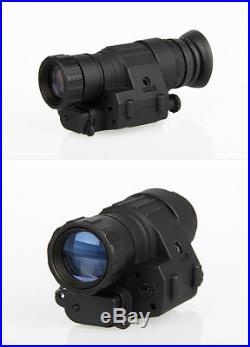 Night Vision Monocular Binocular IR Hunting Trail Rifle Scope Telescope +Helment