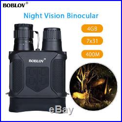 Night Vision Monocular Binoculars Digital Infrared IR 7x31 400M Hunting Scope HD