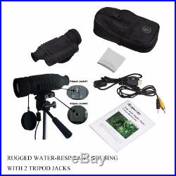 Night Vision Monocular Binoculars Scope LCD Digital Infrared IR Telescope 350M