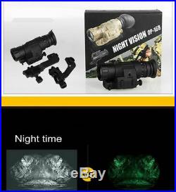Night Vision Monocular Device Goggles Digital IR Hunting Trail Telescope Helmet