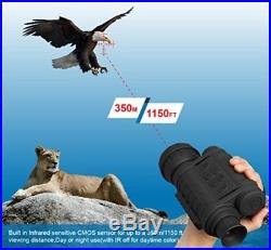 Night Vision Monocular, HD Digital Infrared Thermal Camera Scope 6x50mm with 1.5