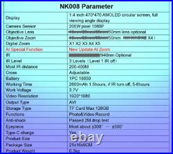 Night Vision NK008 Infrared Scope Hunting Sight 940nm IR Camera Video Record