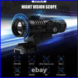Night Vision Scope 2560x1920 Hunting Telescopes 40mm Lens HD 5-20X WIFI Camera