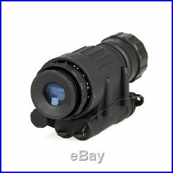 Night Vision Scope Monocular Tactical IR Infrared Hunting Telescope 2X HD Black