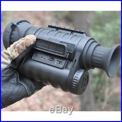 Night Vision Scope with Crosshairs, 350m range, TF card, photo/video recording