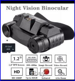 Night Vision Set NVG-G1 IR Binocular Head Mount 3.5x Zoom 940nm Goggles Device