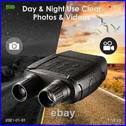 Night Vision and Day Binoculars for Hunting in 100% Darkness Digital Infrar