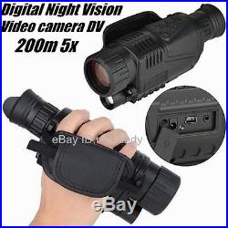 Night Vision video camera DV HD Optical Monocular Hunting Camping Telescope