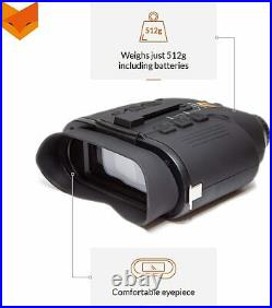 Nightfox 110R Widescreen Night Vision Binocular, 165yd Range Digital Infrared