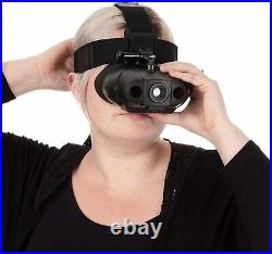 Nightfox 119V Night Vision Goggles Digital Infrared 75yd Range Rechargeabl