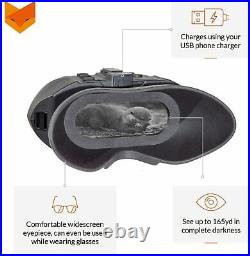 Nightfox 120R Widescreen Rechargeable Recording Digital Infrared Binocular, 3x20