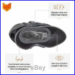 Nightfox 120R Widescreen Recording Digital Infrared Night Vision Binoculars New