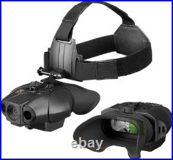 Nightfox Swift 2 Pro Night Vision Goggles with Adjustable Head Strap, 32GB Memory
