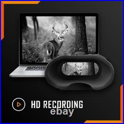 Nightfox Swift 2 Pro Night Vision Goggles with Adjustable Head Strap, 32GB Memory