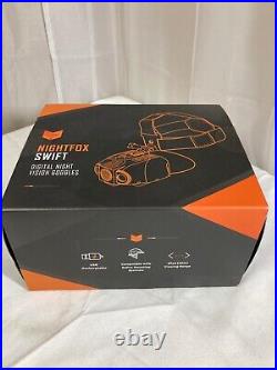 Nightfox Swift Black USB Rechargeable Digital Infrared Night Vision Goggles
