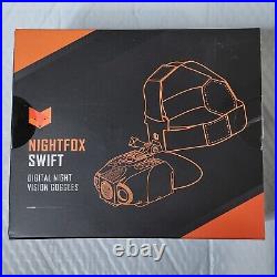 Nightfox Swift Night Vision Goggles Digital Infrared 1X Magnification 75Yd