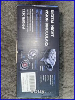 ORIPIK Night Vision Binoculars Infrared Goggles 20X Optical/4X Digital Zoom