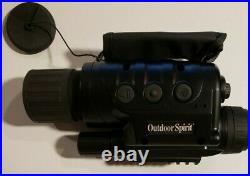 OUTDOOR SPIRIT 7 X NIGHT VISION MONOCULAR-BLACK NEW in the BOX