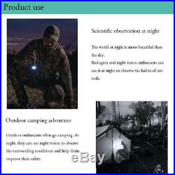 Outdoor Hunting Scouting IR Infrared Night Vision Headband Binoculars Telescope