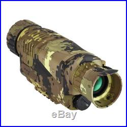 P15S 5x8 Optics Night Vision Infrared 16GB Monocular IR Flashlight for Hunting