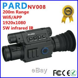 PARD NV008 200M Range Night Riflescope 11-21mm Opstics Picatiny Night Vision