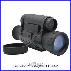 PDE Night Vision Monocular IR Wildlife 6X50 5MP Camera Infrared 850NM Telescope