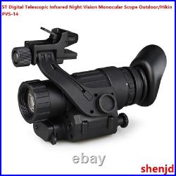 PVS-14 ST Digital Telescopic Infrared Night Vision Monocular Scope Outdoor/Hikin