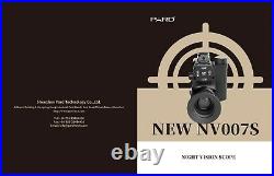 Pard Nv007S Clip-on night vision rifle scope Wifi IOS&Android 45mm