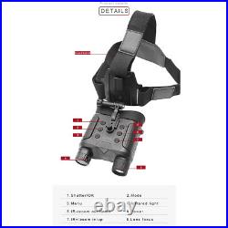 Professional NV8000 Infrared Night Vision 3D/8X Binoculars Telescope Digital Cam