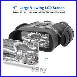 Rainier Gear NV 900 Digital Night Vision Binocular 40 mm Aperture, HD Image